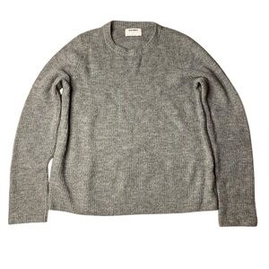 Old Navy SoSoft Lite Ribbed Crew-Neck Sweater - Gray Heather - Size M